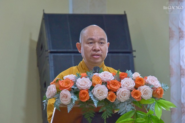 Thượng tọa Thích Đức Thiện phát biểu khai mạc