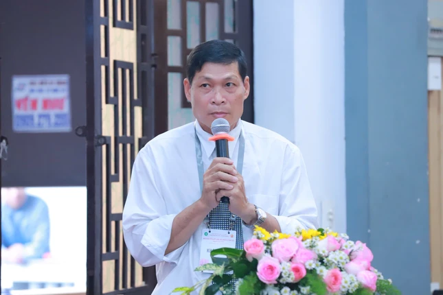 Ông Phạm Ngọc Chuyên phát biểu tại hội nghị