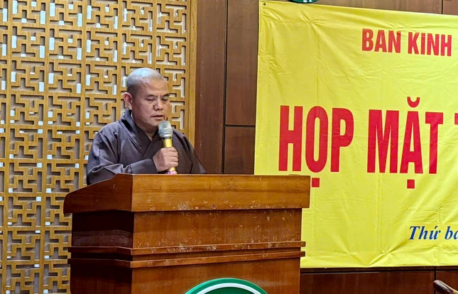 Đại đức Thích Thuần Tại báo cáo hoạt động Phật sự năm 2025