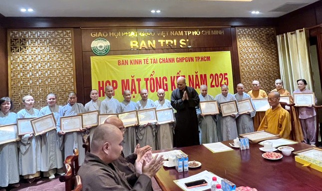 Năm 2025, Ban Kinh tế - Tài chính TP.HCM đã hoàn thành nhiều hoạt động Phật sự