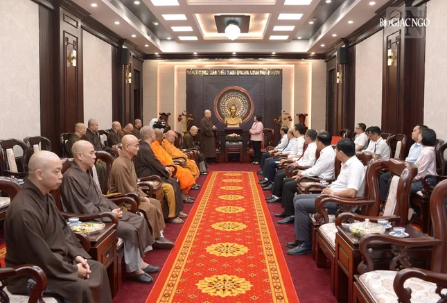 Quang cảnh buổi gặp tại Thành ủy TP.HCM