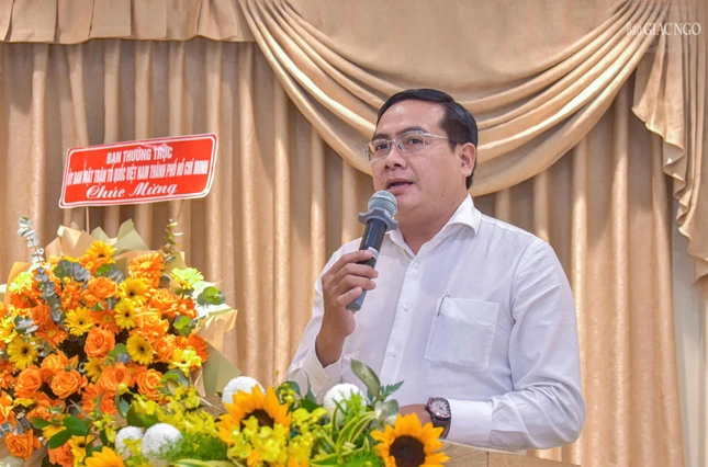 Ông Thạch Nghi Xuân phát biểu tại hội nghị