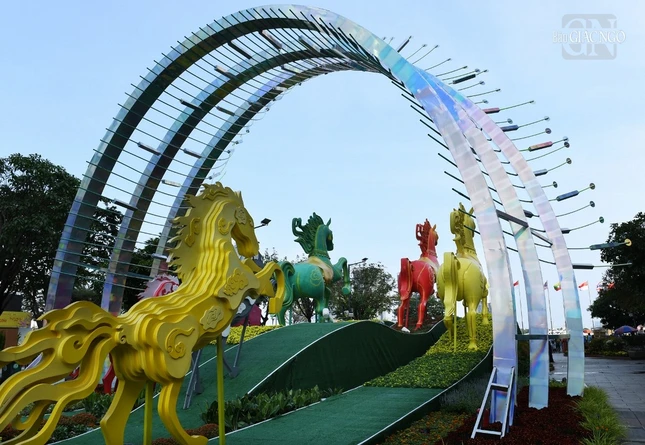 Đại cảnh ấn tượng của Đường hoa Nguyễn Huệ