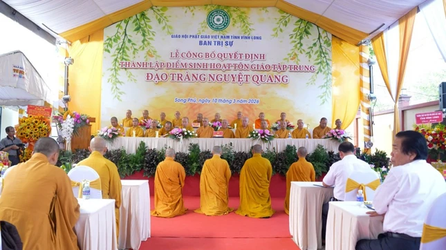 Quang cảnh buổi lễ