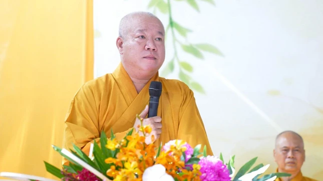 Thượng tọa Thích Tâm Khiết công bố quyết định