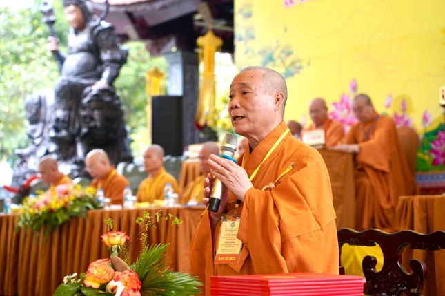 Hòa thượng Thích Bảo Nghiêm phát biểu khai mạc