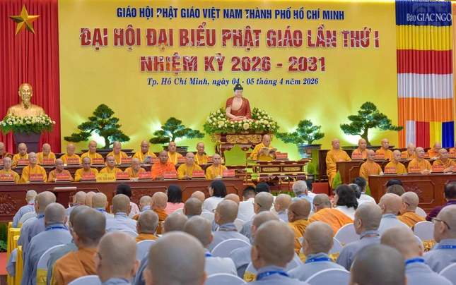 Ngày thứ nhất Đại hội đại biểu Phật giáo TP.HCM lần I, nhiệm kỳ 2026-2031