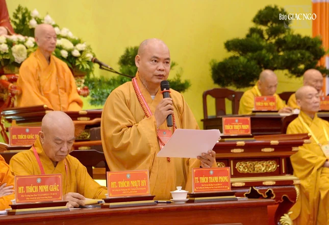 Thượng tọa Thích Thanh Phong thông qua thành phần nhân sự Ban Trị sự Phật giáo TP.HCM nhiệm kỳ 2026-2031