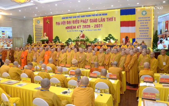 Tân Ban Trị sự Phật giáo TP.HCM nhiệm kỳ 2026-2031 ra mắt Đại hội