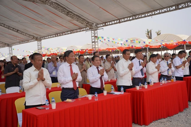 Lễ cầu nguyện cho công trình sớm hoàn thiện