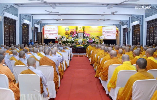 Quảng cảnh Lễ tưởng niệm Đại lão Hòa thượng Thích Trí Thủ tại thiền viện Quảng Đức
