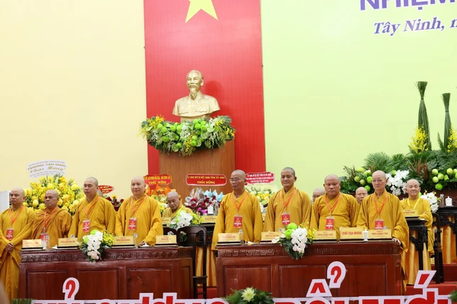 Ban Trị sự Phật giáo tỉnh Tây Ninh nhiệm kỳ 2022-2027 tuyên bố mãn nhiệm