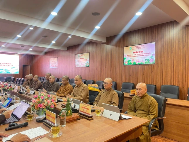 Chư tôn đức Ban Trị sự Phật giáo tỉnh Quảng Ngãi