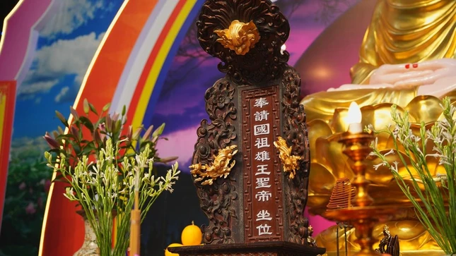 Hàng năm, chùa Bằng tổ chức Lễ Giỗ Quốc Tổ Hùng Vương