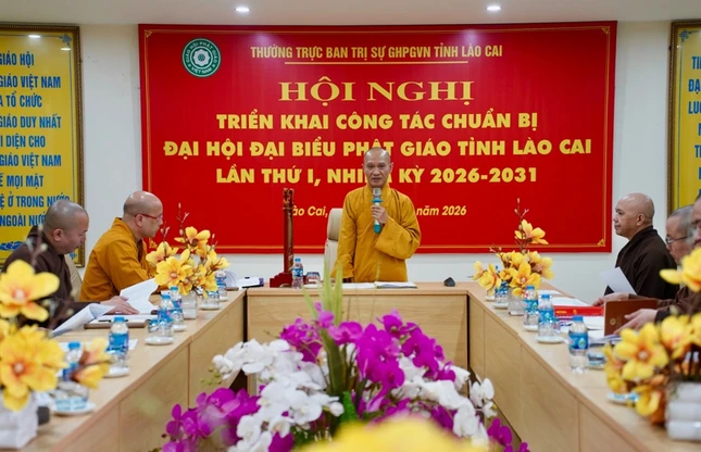 Hội nghị nhằm triển khai công tác chuẩn bị tổ chức Đại hội Phật giáo tỉnh lần thứ I