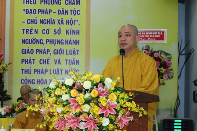 Thượng tọa Thích Quảng Tiến thông qua Quyết định số 135/QĐ-HĐTS của Hội đồng Trị sự