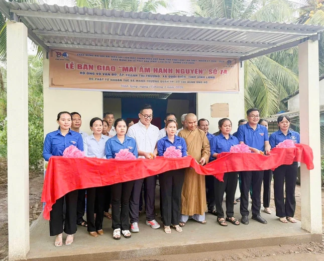 Khánh thành và bàn giao "Mái ấm Hạnh Nguyện" số 74 đến gia đình ông Võ Văn Đủ