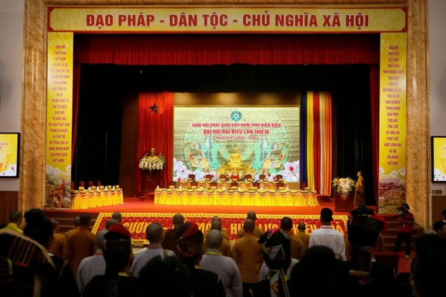 Ngày thứ nhất Đại hội đại biểu Phật giáo tỉnh Điện Biên lần thứ IV