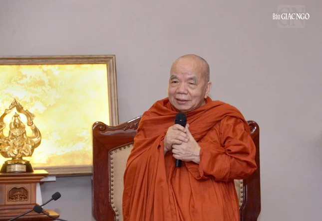 Hòa thượng Thích Thiện Tâm đáp từ