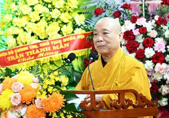 Hòa thượng Thích Bảo Nghiêm tuyên đọc Diễn văn Phật đản Phật lịch 2570