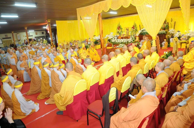 Quang cảnh lễ truy niệm