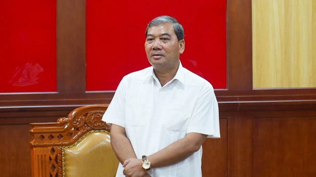 Ông Kim Ngọc Thái, Phó Bí thư Tỉnh ủy, Chủ tịch Ủy ban MTTQVN tỉnh Vĩnh Long đáp từ tại buổi thăm Ông Kim Ngọc Thái, Phó Bí thư Tỉnh ủy, Chủ tịch Ủy ban MTTQVN tỉnh Vĩnh Long đáp từ tại buổi thăm