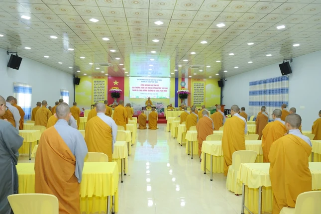Trường Trung cấp Phật học Tây Ninh - Cơ sở chùa Pháp Minh có 30 hành giả an cư Trường Trung cấp Phật học Tây Ninh - Cơ sở chùa Pháp Minh có 30 hành giả an cư