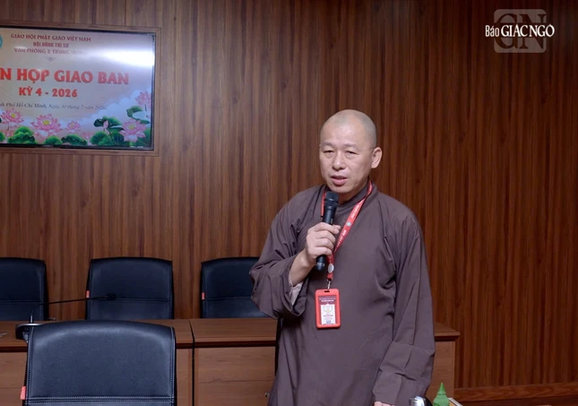 Thượng tọa Thích Minh Nhẫn báo cáo công tác hỗ trợ các đơn vị Phật giáo tỉnh thành khu vực phía Nam tổ chức Đại hội nhiệm kỳ mới Thượng tọa Thích Minh Nhẫn báo cáo công tác hỗ trợ các đơn vị Phật giáo tỉnh thành khu vực phía Nam tổ chức Đại hội nhiệm kỳ mới
