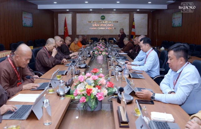 Quang cảnh buổi họp giao ban Quang cảnh buổi họp giao ban