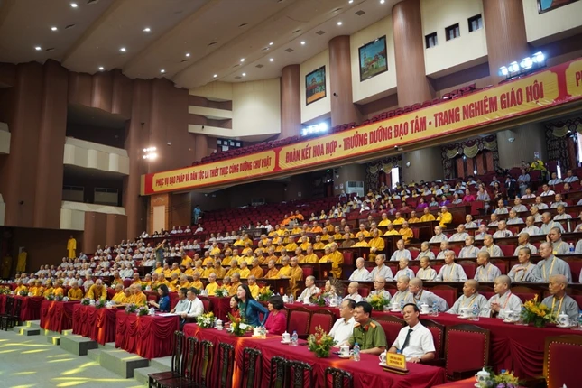 Quang cảnh Phiên thứ nhất Đại hội đại biểu Phật giáo tỉnh Bắc Ninh