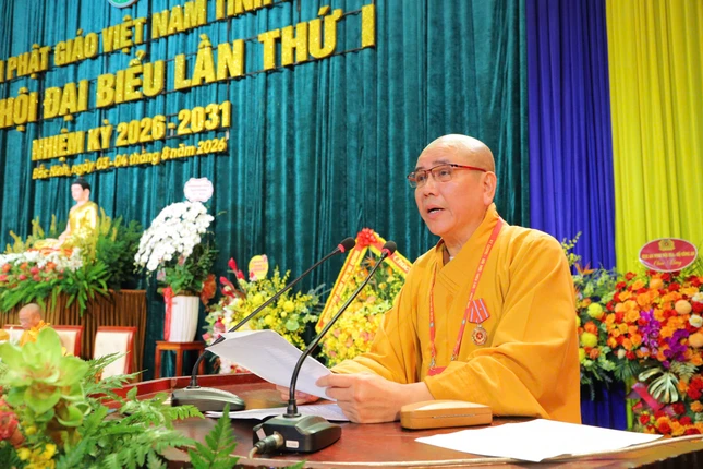 Hòa thượng Thích Thanh Phụng phát biểu khai mạc