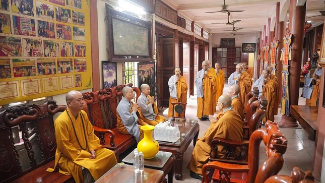 Tại trường hạ Tổ đình Hồng Phúc Tại trường hạ Tổ đình Hồng Phúc