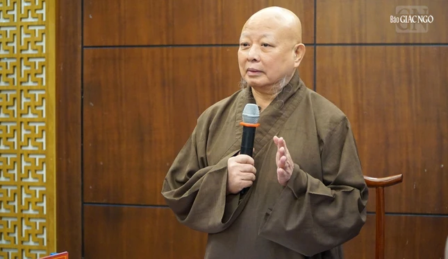 Hòa thượng Trưởng ban Kiến đàn đúc kết buổi họp Hòa thượng Trưởng ban Kiến đàn đúc kết buổi họp
