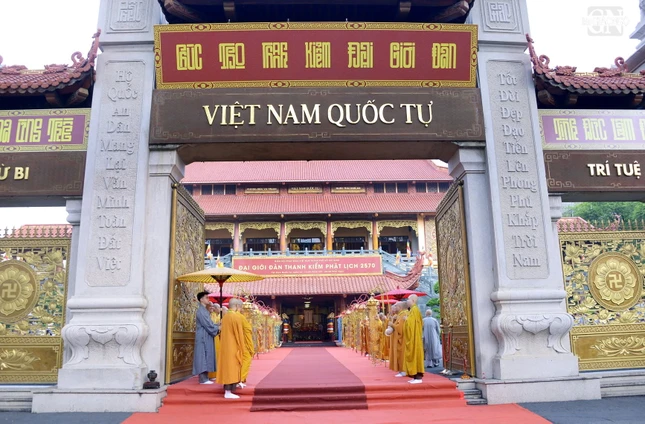 Lễ khai mạc Đại giới đàn Thanh Kiểm Phật lịch 2570 diễn ra tại Việt Nam Quốc Tự