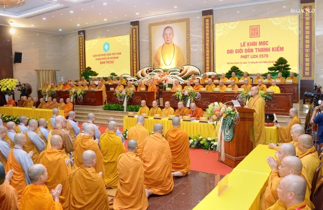 Đại giới đàn Thanh Kiểm diễn ra từ ngày 12-9 đến 18-9-2026
