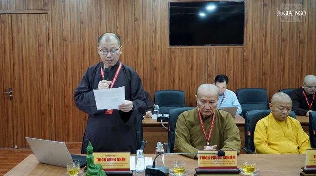 Thượng tọa Thích Minh Nhẫn trình bày trình tự các buổi họp hiệp thương nhân sự dự kiến giới thiệu vào Ban Trị sự Phật giáo tỉnh Khánh Hòa nhiệm kỳ 2026-2031 Thượng tọa Thích Minh Nhẫn trình bày trình tự các buổi họp hiệp thương nhân sự dự kiến giới thiệu vào Ban Trị sự Phật giáo tỉnh Khánh Hòa nhiệm kỳ 2026-2031