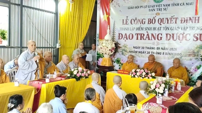 Ni sư Thích nữ Diệu Chánh cảm ơn chư tôn đức và chính quyền địa phương Ni sư Thích nữ Diệu Chánh cảm ơn chư tôn đức và chính quyền địa phương