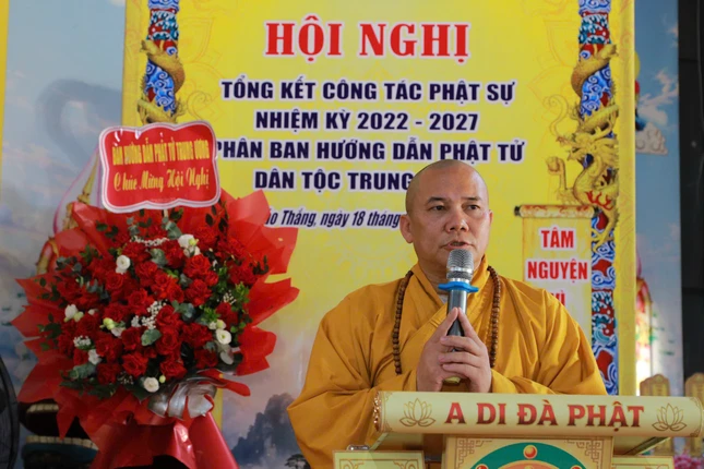 Thượng tọa Thích Vạn Nhơn báo cáo hoạt động Phật sự nhiệm kỳ IX (2022-2027) Thượng tọa Thích Vạn Nhơn báo cáo hoạt động Phật sự nhiệm kỳ IX (2022-2027)