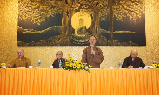Thượng tọa Thích Trí Chơn phát biểu khai mạc