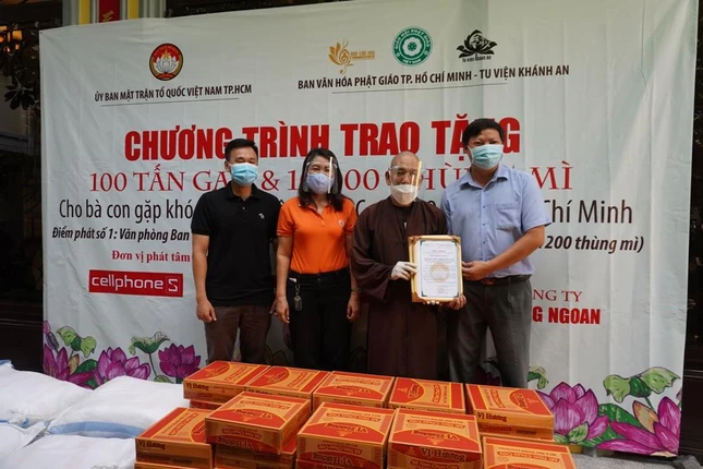 Cảm ơn sự hỗ trợ của Ban Trị sự quận Gò Vấp