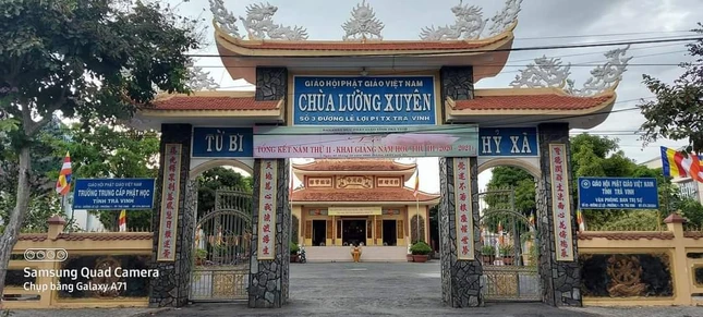Trường Trung cấp Phật học tỉnh Trà Vinh - chùa Lưỡng Xuyên, số 03, đường Lê Lợi, phường 1, thành phố Trà Vinh, tỉnh Trà Vinh - Ảnh: MĐ