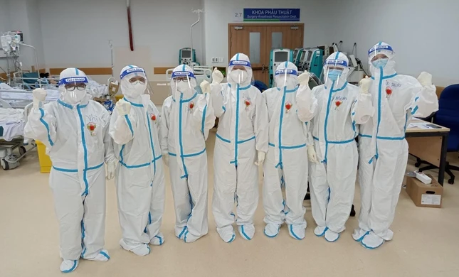 Các tình nguyện viên Phật giáo tại Bệnh viện Ung Bướu - Cơ sở 2