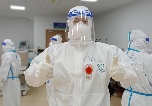 Mẹ yên tâm con vẫn khỏe