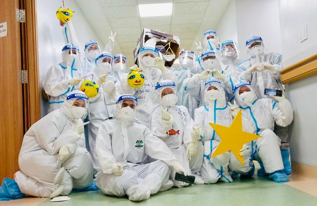 Đoàn tình nguyện viên sẵn sàng