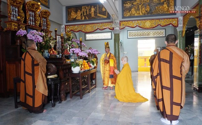 Khóa lễ cung tiến Giác linh tại tổ đường