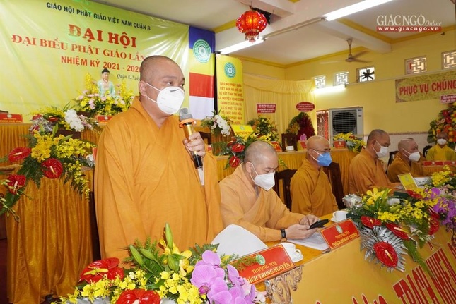 Đại đức Thích Trung Nguyện góp ý về các hình thức tổ chức đại hội