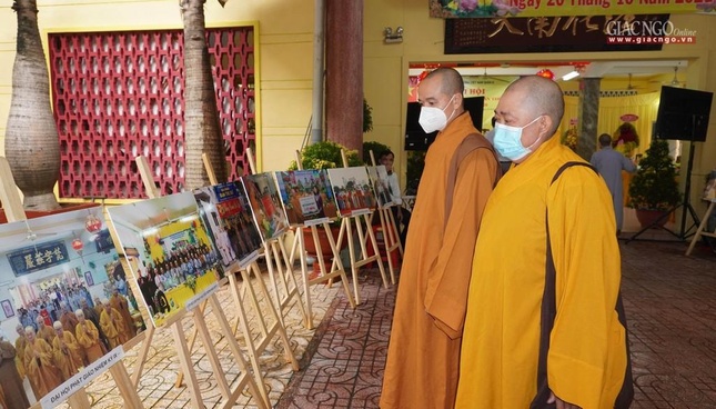 Triển lãm các hình ảnh Phật sự quận 8 nhiệm kỳ 2016-2021