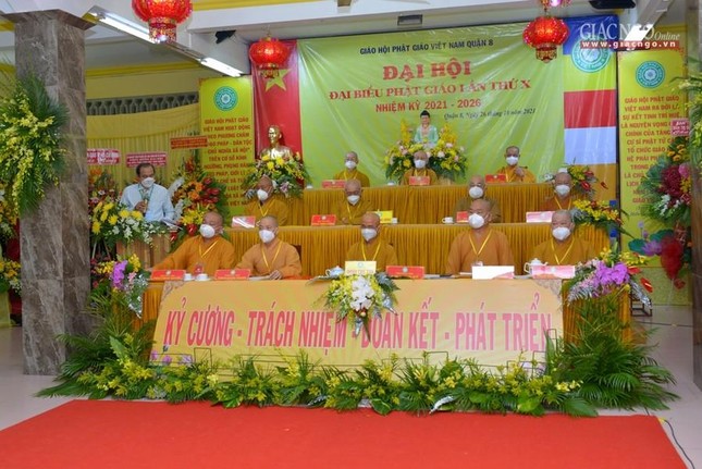 Đại hội đại biểu Phật giáo quận 8 nhiệm kỳ 2021-2026