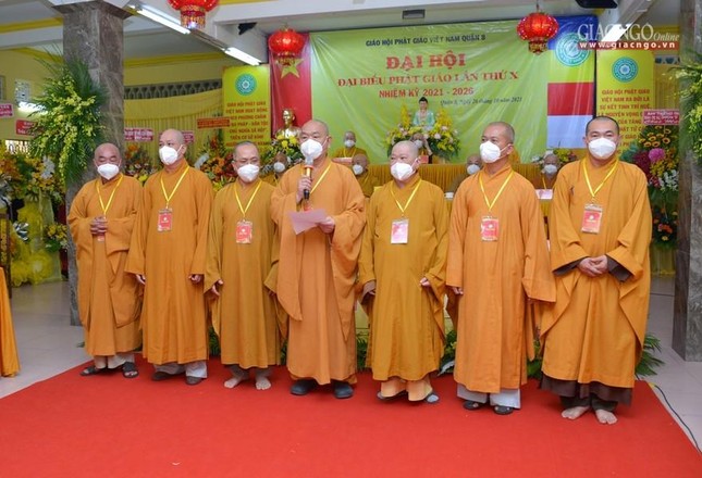 Ban Trị sự GHPGVN quận 8 nhiệm kỳ 2016-2021 tuyên bố mãn nhiệm