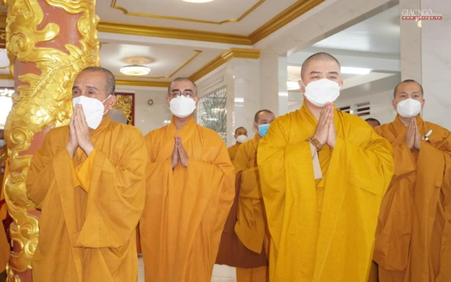 Hòa thượng Thích Minh Hiền, Chứng minh Ban Trị sự GHPGVN quận 3 cùng chư tôn đức thành kính tưởng niệm